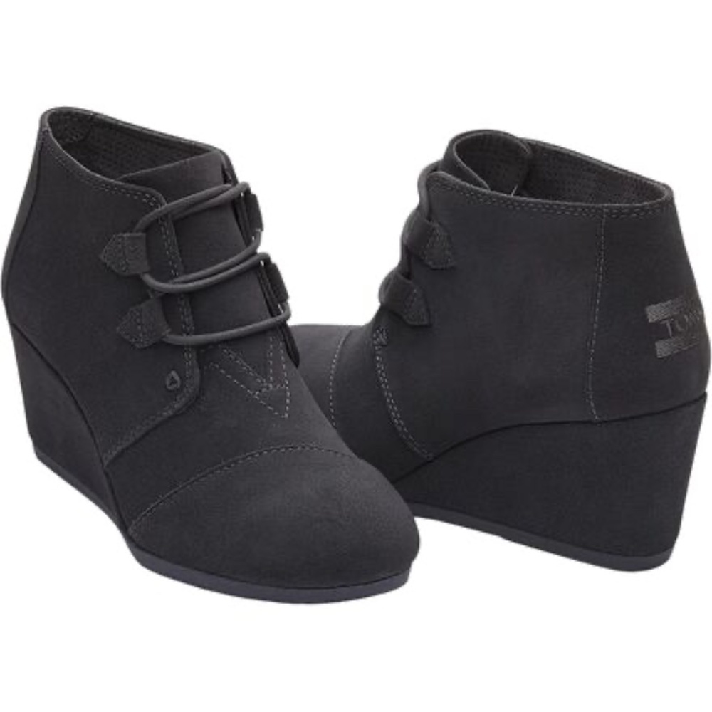 TOMS Black Kala Suede Booties